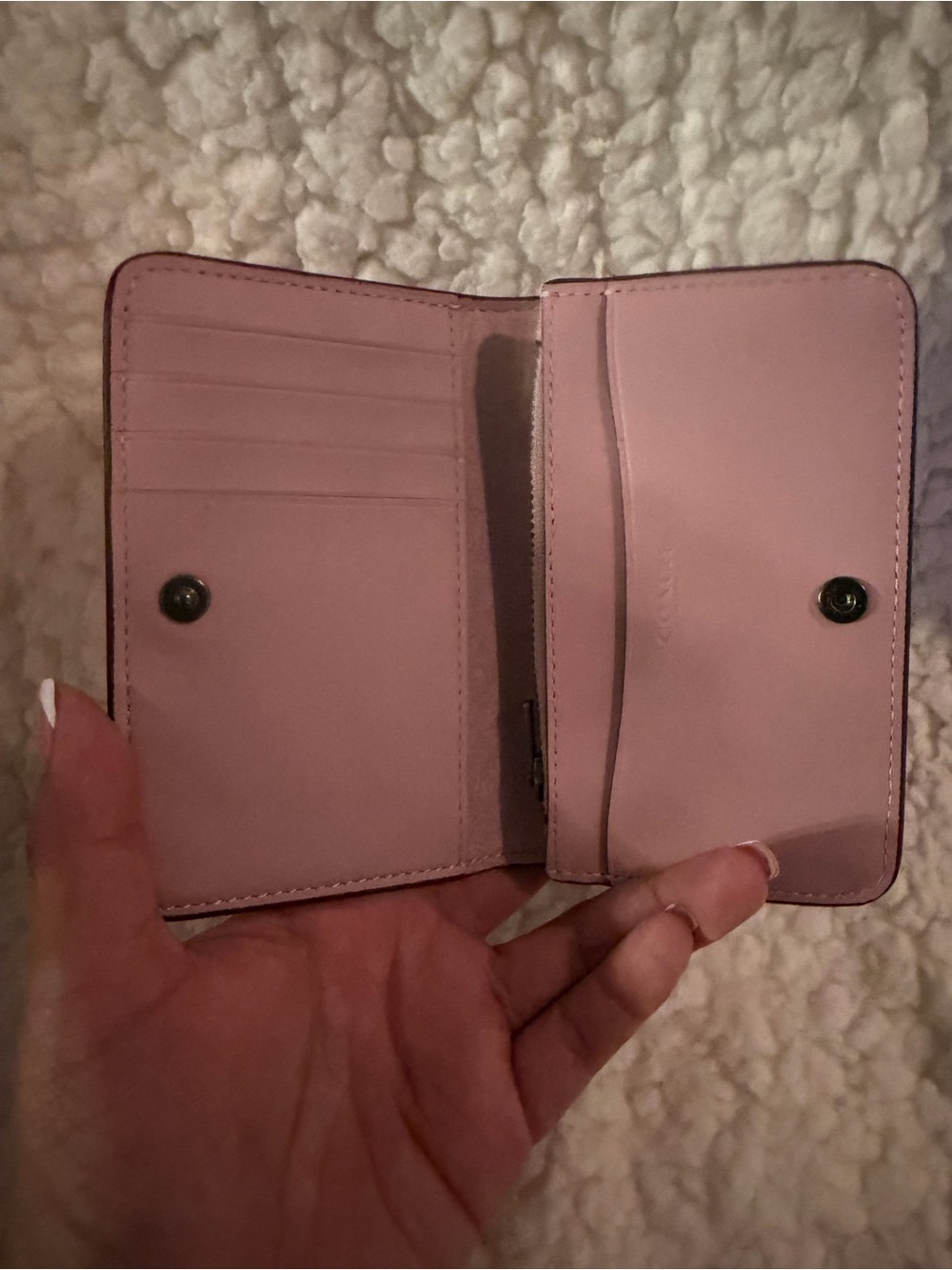 Coach Pewter/carnation Wallet - Picture 4 of 10